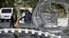 Russian soldier stands at a Russian checkpoint Russian soldier stands at a Russian checkpoint