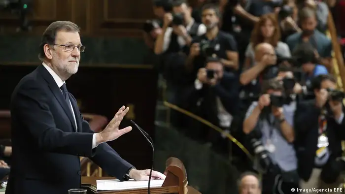 Madrid Zweite Abstimmung im spanischen Parlament über die Kandidatur von Mariano Rajoy als Ministerpräsident