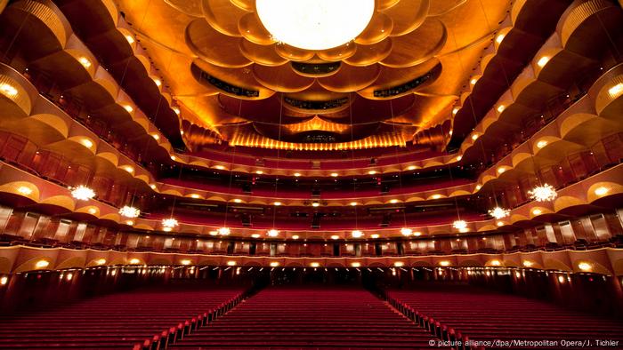 Empty Metropolitan opera.