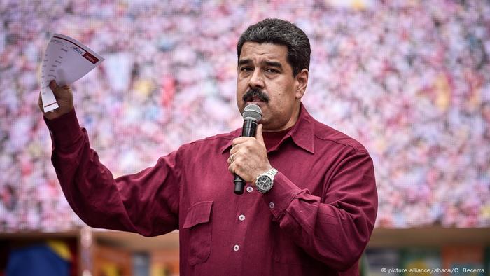 Venezuela Nicolas Maduro (picture alliance/abaca/C. Becerra )