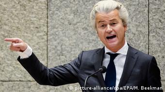 Niederlande Geert Wilders in Den Haag