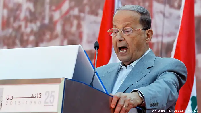 Lebanon neuer Präsident Michel Aoun (Picture-Alliance/dpa/N. Mounzer)