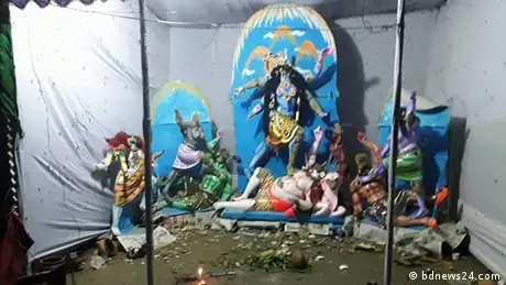 Hindu Tempel Islamisten Anschlag (bdnews24.com)