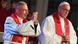 Munib Younan (esq.), presidente da Federação Luterana Mundial, ao lado do papa Francisco na Suécia Munib Younan (esq.), presidente da Federação Luterana Mundial, ao lado do papa Francisco na Suécia