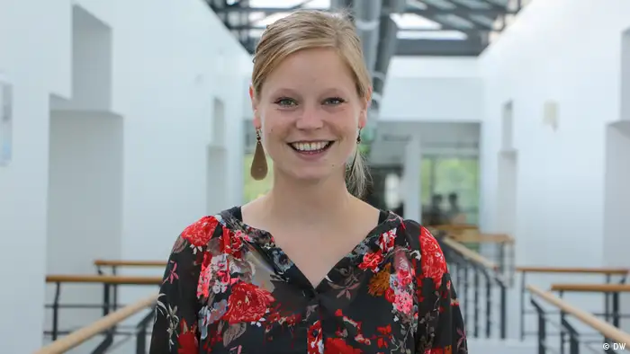 Lina Friedrich from Germany, student of DW Akademie's International Media Studies, photo: DW
