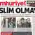 Türkei Titelseite Cumhuriyet Ausgabe 01.11.2016
