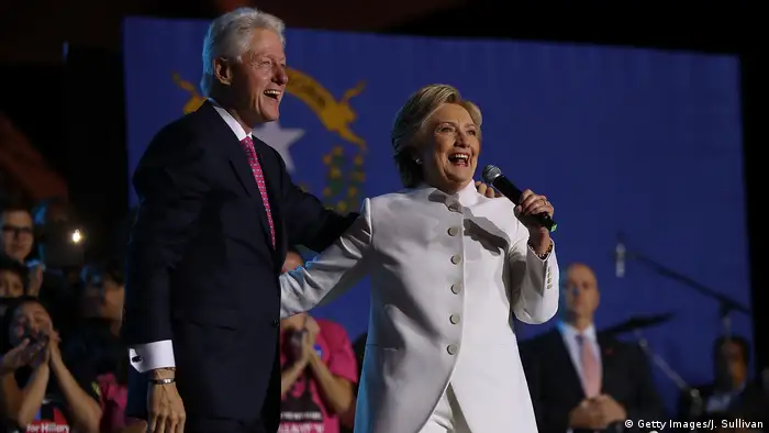 USA Wahlkampf Demokraten Bill & Hillary Clinton in Las Vegas, Nevada
