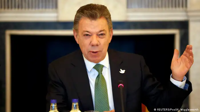 UK - Kolumbien | Staatsbescuh des kolumbianioschen Präsidenten Juan Manuel Santos in London (REUTERS/Pool/K. Wigglesworth)