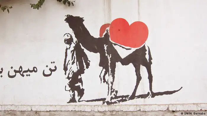 Afghan Banksy (DW/M. Bernabe)