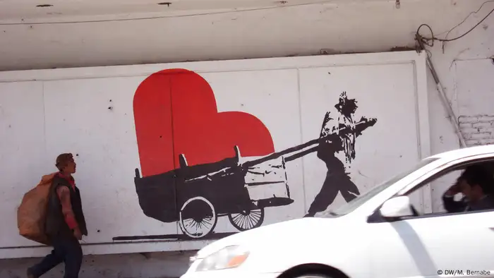 Afghan Banksy (DW/M. Bernabe)