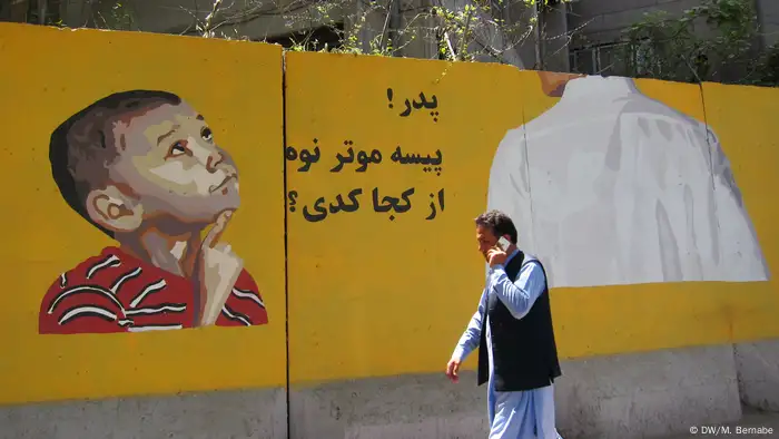 Afghan Banksy (DW/M. Bernabe)