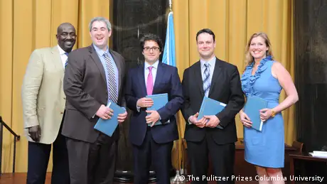 Bildergalerie Pulitzer Preis 2007 - 2016 Matt Apuzzo, Adam Goldman, Chris Hawley und Eileen Sullivan 2012 (The Pulitzer Prizes Columbia University)