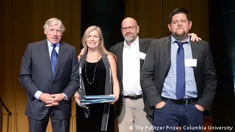 Bildergalerie Pulitzer Preis 2007 - 2016 Leonora LaPeter Anton, Anthony Cormier und Michael Braga 2016 (The Pulitzer Prizes Columbia University)