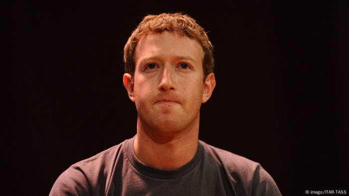 Russland Facebooks Geschäftsführer Mark Zuckerberg in Moskau