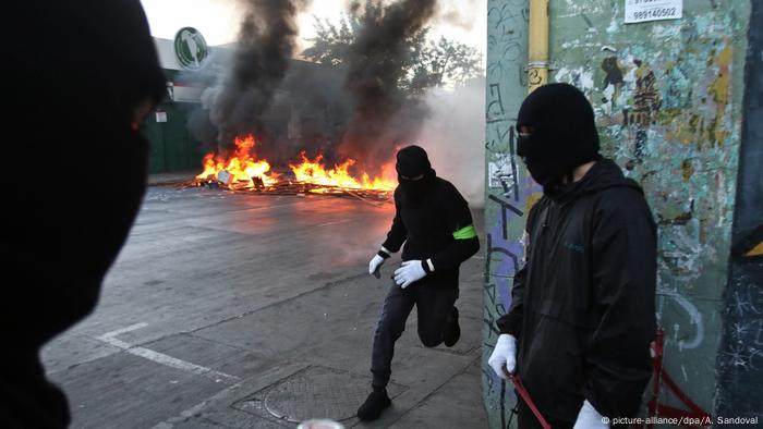 Chile Kürzung staatliche Rente Proteste in Santiago de Chile