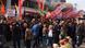 Türkei Protesten vor der Istanbuler Gebäude der Cumhuriyet Zeitung Türkei Protesten vor der Istanbuler Gebäude der Cumhuriyet Zeitung