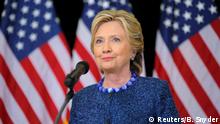 October 28, 2016***
U.S. Democratic presidential nominee Hillary Clinton holds an unscheduled news conference to talk about FBI inquiries into her emails after a campaign rally in Des Moines, Iowa, U.S. October 28, 2016. REUTERS/Brian Snyder