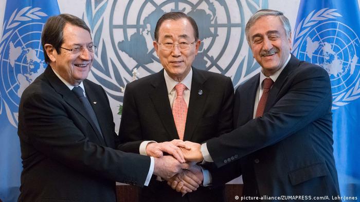 Никос Анастасиадис,Пан Ги Мун, Мустафа Акынджи 