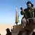 Бойцы курдско-арабского альянса во время наступления на Ракку 