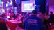 People watch a TV screen at a Democrats Abroad election party in Berlin People watch a TV screen at a Democrats Abroad election party in Berlin