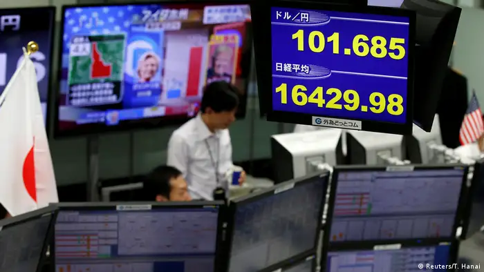 Japan Reaktion Börse auf US-Präsidentschaftswahl 2016