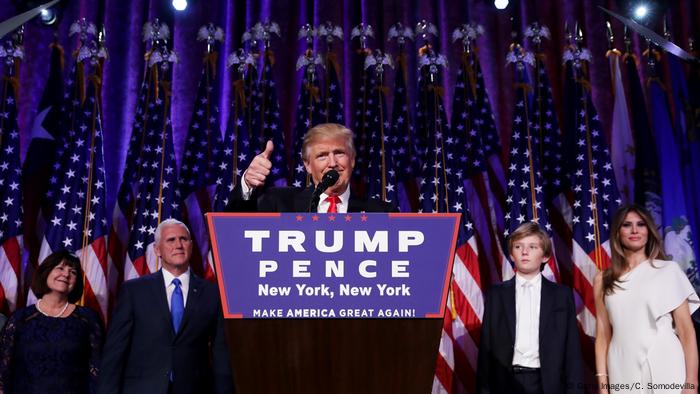 US-Präsidentschaftswahl 2016 - Sieg & Rede Donald Trump (Getty Images/C. Somodevilla)