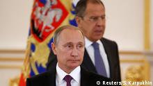 09.11.2016 **** Russia's President Vladimir Putin and Foreign Minister Sergei Lavrov attend a ceremony of receiving diplomatic credentials from foreign ambassadors at the Kremlin in Moscow, Russia, November 9, 2016. REUTERS/Sergei Karpukhin