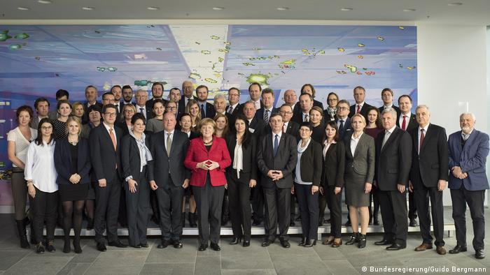 Bundeskanzlerin Angela Merkel empfängt Vertreter der Arbeitsgemeinschaft Deutscher Minderheiten (AGDM) 2016