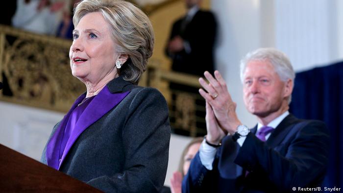 Первое выступление Клинтон после поражения на выборах