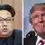 Kombi-Bild Kim Jong Un Donald Trump