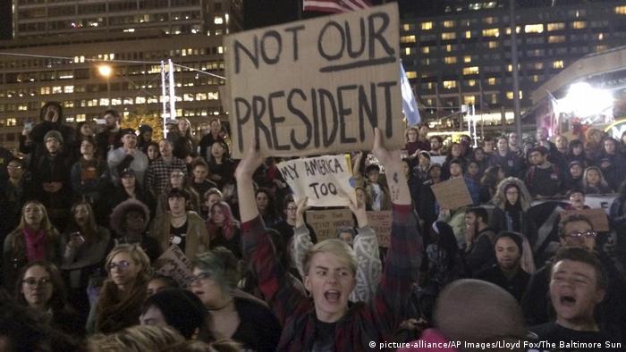 USA Proteste nach Präsidentschaftswahl in Baltimore