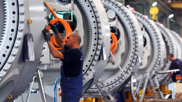 Производство ветрогенераторов в Германии