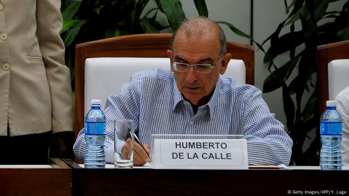 Kuba Friedensabkommen Kolumbien FARC Unterzeichnung in Havanna (Getty Images/AFP/Y. Lage)