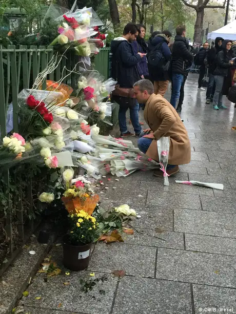 Frankreich Paris - Gedenkfeier zum Attentat im Bataclan
