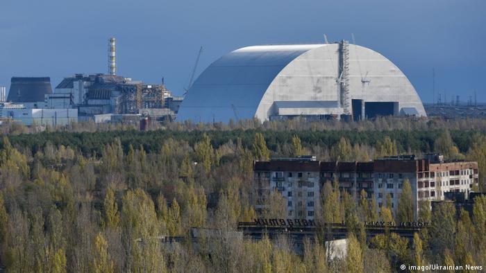 Ukraine neuer Sarkofag für den Atommeiler in Tschernobyl