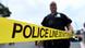 USA Polizei Absperrung USA Polizei Absperrung