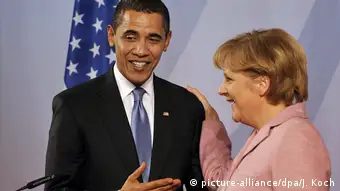 2009 NATO Summit with Barack Obama and Angela Merkel