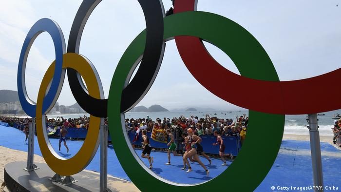 Brasilien Rio de Janeiro Olympia 2016 Triathlon Schwimmen (Getty Images/AFP/Y. Chiba)