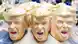 Japan Produktion von Trump Masken