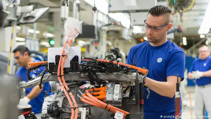 Deutschland Volkswagen-Werk in Wolfsburg