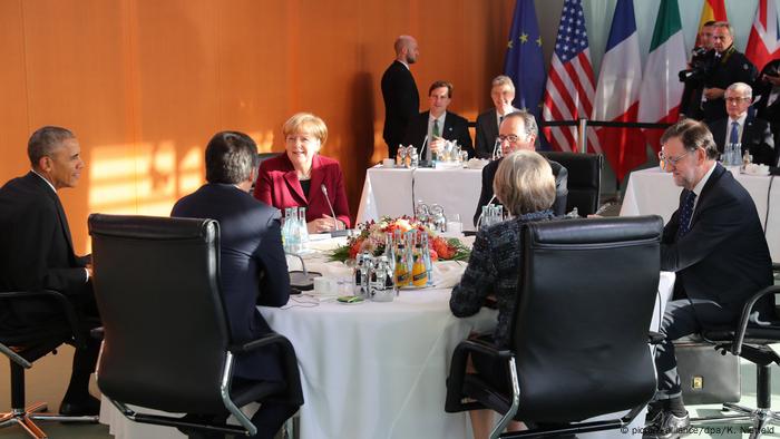 Deutschland US-Präsident Obama in Berlin (picture-alliance/dpa/K. Nietfeld)
