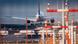 Auf dem Frankfurter Flughafen startet eine Maschine Auf dem Frankfurter Flughafen startet eine Maschine