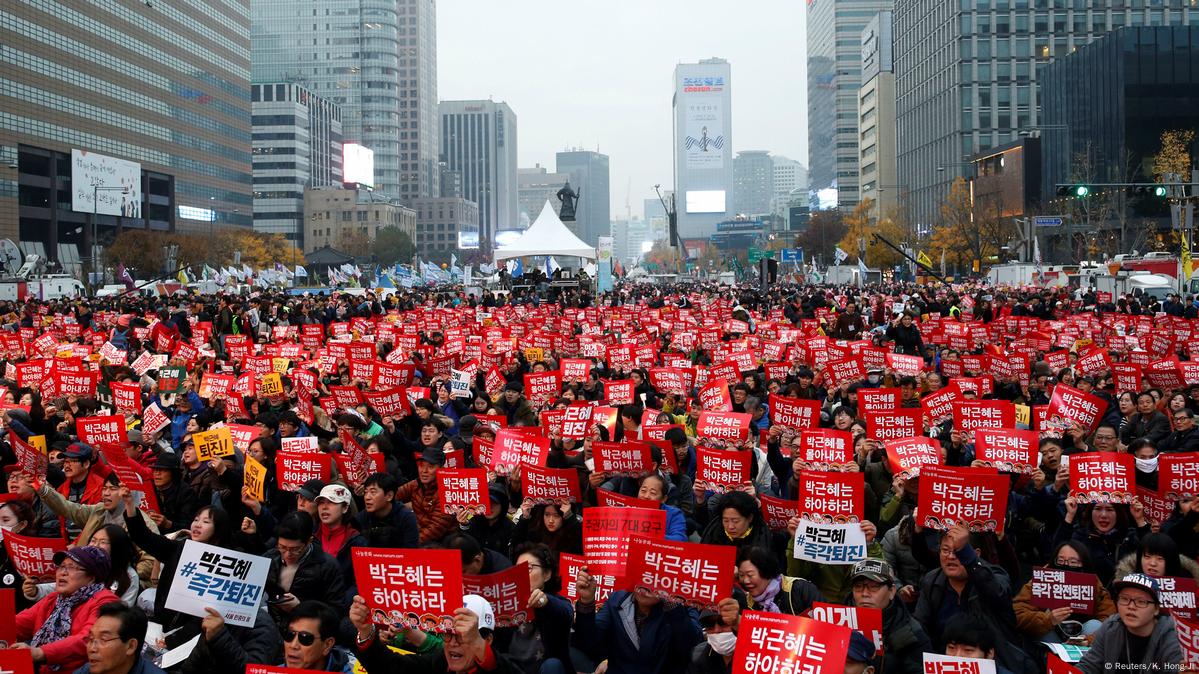 South Korean President Rebuffs Anti-government Rallies – Dw – 11 19 2016