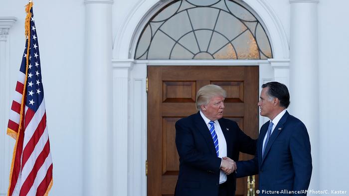 USA Mitt Romney Donald Trump Treffen (Picture-Alliance/AP Photo/C. Kaster)