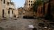 Yemen Taiz Verlassene Straße während Waffenstillstand Yemen Taiz Verlassene Straße während Waffenstillstand