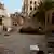 Yemen Taiz Verlassene Straße während Waffenstillstand