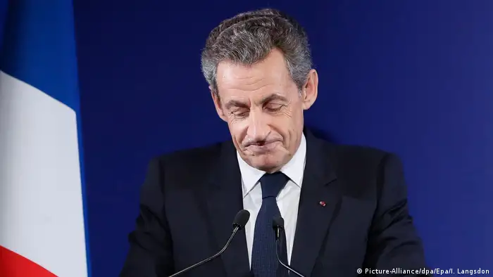 Frankreich Präsidentschafts-Vorwahl Nicolas Sarkozy (Picture-Alliance/dpa/Epa/I. Langsdon)