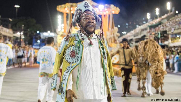 Brasilien Martinho da Vila beim Karneval in Rio (Getty Images/R. Dias)