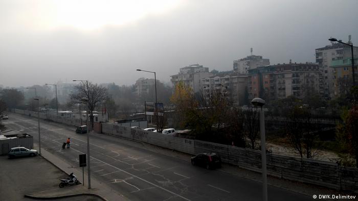 Luftverschmutzung Skopje Mazedonien