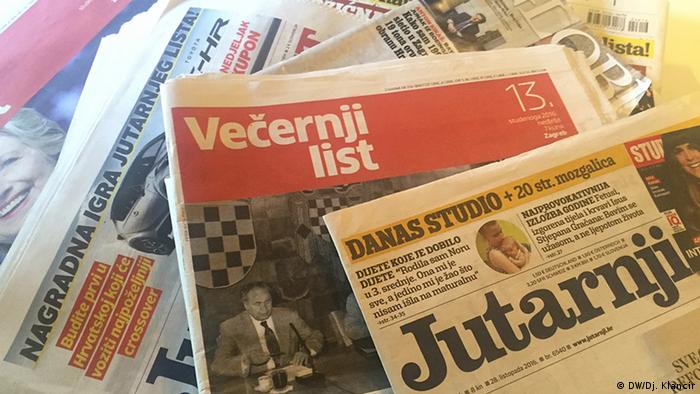 Kroatische Tageszeitungen Presseschau Symbolbild